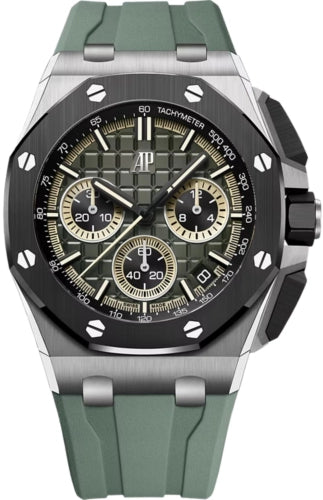 Audemars Piguet Royal Oak Offshore Chronograph Titanium Khaki Dial - 26420IO.OO.A402CA.01 - 2026