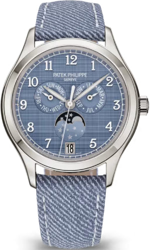 Patek Philippe Complication Annual Calendar 4946 White Gold / Blue Shantung - 4946G-001 - 2026