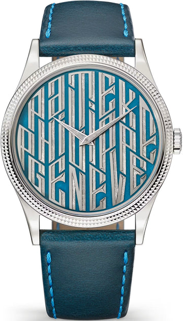 Patek Philippe Calatrava White Gold / Blue Typography - 5177G-056 - 2026
