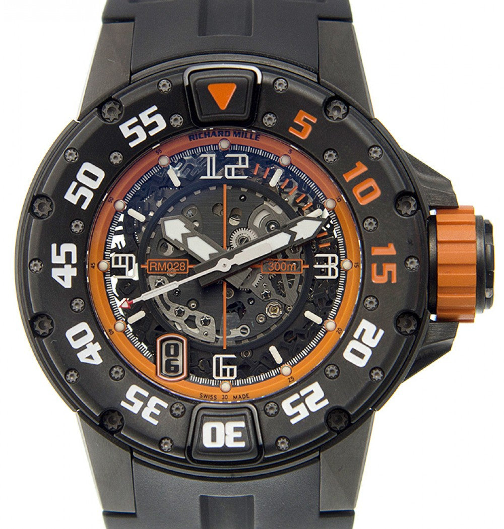 Richard Mille RM028-AJTI Titanium Transparent Skull Orange Automatic 47mm - BRAND NEW